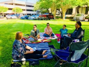 Team meeting and picnic lunch to follow